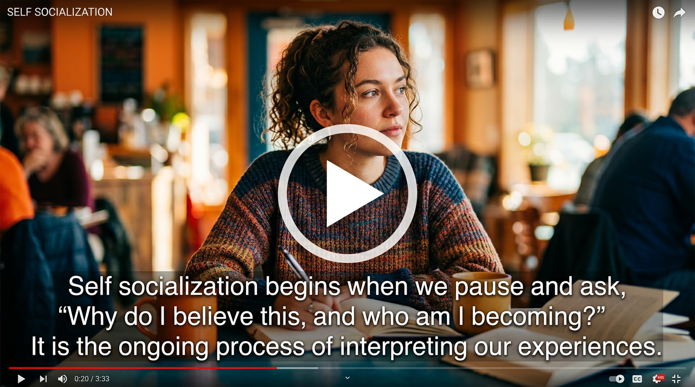Self Socialization: How to Shape Values and Identity [VIDEO]